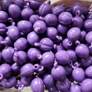 Beadtopia Plums Charm Pendant Acrylic Beads NWT Purple Crafts Arts Fruits